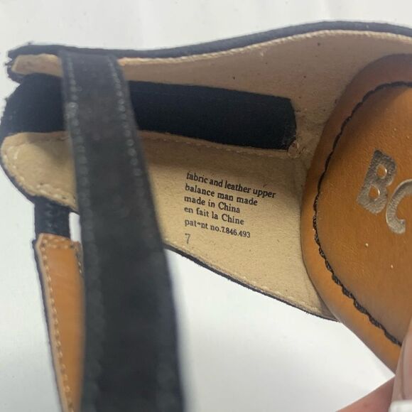 BC FOOTWEAR MALTESE II FRINGE SANDAL Black Size 7 - Picture 10 of 11